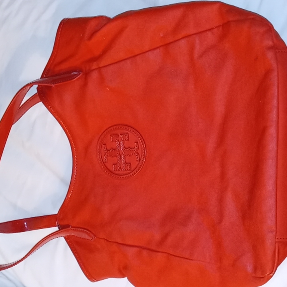 Red Tory Burch Shoulder Bag